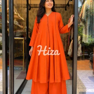 A women wear a brick shade nursing codset online maternity wear in kerala